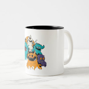 Tasse 2 Couleurs Halloween/Monster/octobre/automne