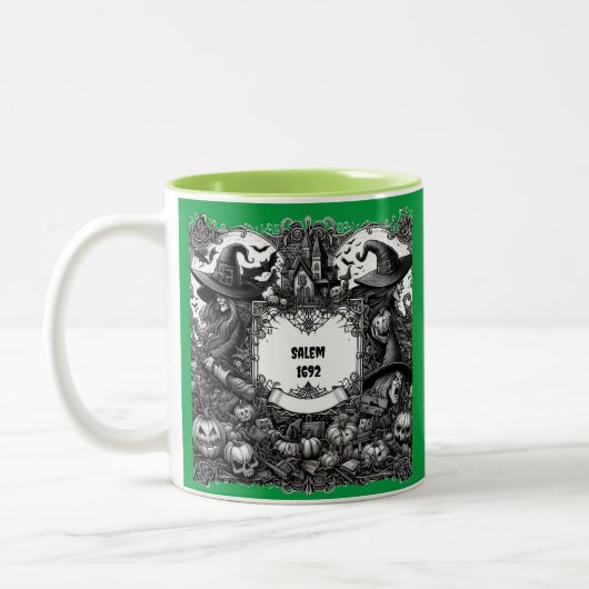 Tasse 2 Couleurs Halloween Salem (Gauche)