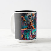 Tasse 2 Couleurs Halloween se réunir (Devant gauche)