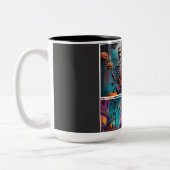 Tasse 2 Couleurs Halloween se réunir (Gauche)