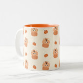 Tasse 2 Couleurs Halloween Tiger (Devant gauche)