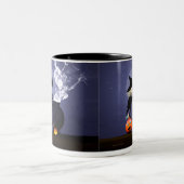 Tasse 2 Couleurs Halloween Witch et Cauldron (Centre)