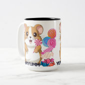 Tasse 2 Couleurs hameçon (Devant gauche)