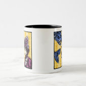 Tasse 2 Couleurs Hameçon - Cauchemar Pop Gothique Surréaliste (Centre)