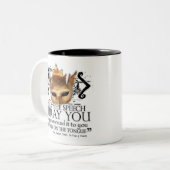 Tasse 2 Couleurs Hamlet "parlent le discours… " (Devant gauche)