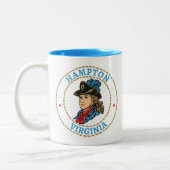 Tasse 2 Couleurs Hampton Virginia Colonial (Gauche)