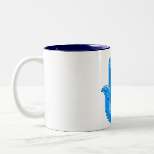 Tasse 2 Couleurs Hamsa (Gauche)