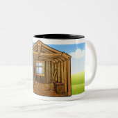 Tasse 2 Couleurs Hangar d'entreposage (Devant droit)