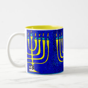 Tasse 2 Couleurs Hanoukka