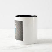 Tasse 2 Couleurs hanoukka noir heureux (Centre)