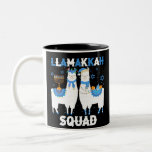 Tasse 2 Couleurs Hanukkah Llama Christmas Happy Llamakah Squad Cute<br><div class="desc">Funny llama alpaca Menorah gifts for women and men,  teens,  kids,  girls,  boys who love Hannukah,  Channukah Jewish Holidays,  Happy Llamakah,  Jewish llama Christmas stockings. Ideal gift for Christmas,  St. Nick,  New Year,  birthday gift and other holidays.</div>