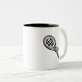 Tasse 2 Couleurs Happiest on the Court (Devant droit)