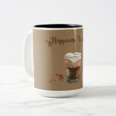 TASSE 2 COULEURS HAPPINESS IN A CUP (Devant gauche)