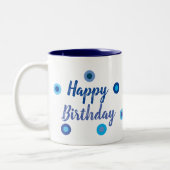 Tasse 2 Couleurs Happy Birthday (Gauche)