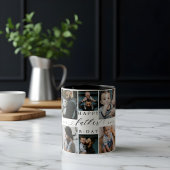 Tasse 2 Couleurs Happy Birthday Father Photo Collage Gift Keepsake