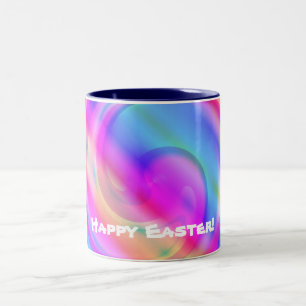 Tasse 2 Couleurs Happy Easter Pastel Swirl, ZSSG