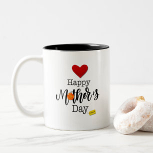 Tasse 2 Couleurs Happy First Mothers Day design simple
