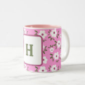 Tasse 2 Couleurs Happy Flowers (Devant droit)