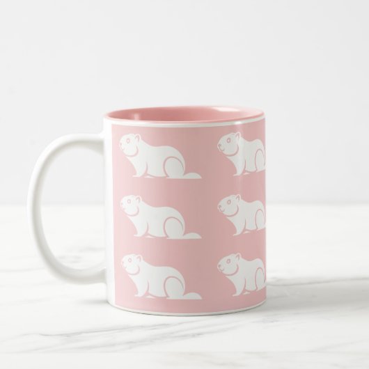 Tasse 2 Couleurs Happy Groundhog Day (Gauche)