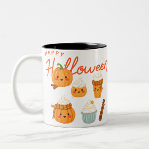 Tasse 2 Couleurs Happy Halloween design