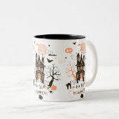 Tasse 2 Couleurs Happy Halloween House (Devant droit)