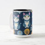 Tasse 2 Couleurs Happy Hanukah (Chanukah) Kitties<br><div class="desc">Happy Hanukah (Chanukah) Kitties</div>