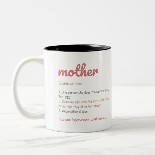 Tasse 2 Couleurs Happy Mother's Day (Gauche)