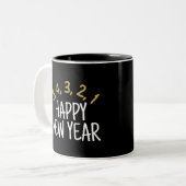 Tasse 2 Couleurs Happy New Year Funny (Devant gauche)