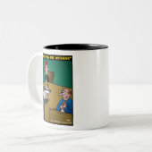 Tasse 2 Couleurs "Harcelant le témoin " (Devant gauche)