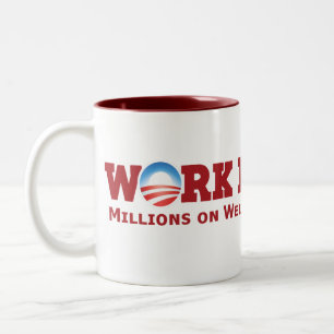 Tasse 2 Couleurs Harder de travail