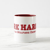 Tasse 2 Couleurs Harder de travail (Centre)