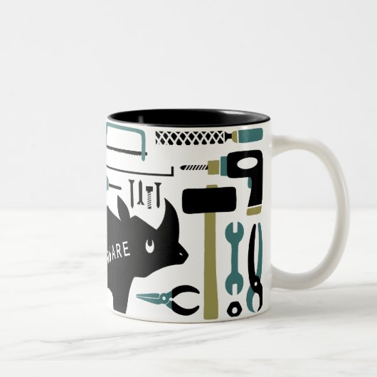 Tasse 2 Couleurs Hardware&Rhino (Droit)
