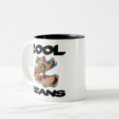 Tasse 2 Couleurs Haricots cool (Devant gauche)