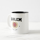 Tasse 2 Couleurs Harlem New York Black (Devant gauche)