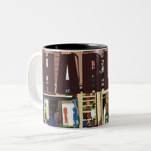 Tasse 2 Couleurs HarlemBizBoom_Mug (Devant gauche)