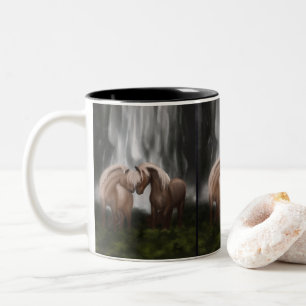 Tasse 2 Couleurs Harmonie des chevaux : Sérénité islandaise