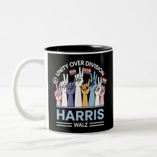 Tasse 2 Couleurs Harris Walz Valse 2024 Unité plutôt que division