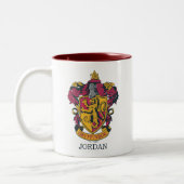 Tasse 2 Couleurs Harry Potter personnalisé | Gryffindor House Crest (Gauche)