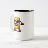 Tasse 2 Couleurs Hash Brown Dansant (Devant gauche)