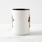 Tasse 2 Couleurs Hash Brown Dansant (Centre)