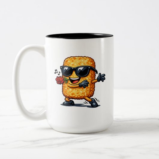 Tasse 2 Couleurs Hash Brown Dansant (Gauche)
