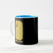Tasse 2 Couleurs Hathor déesse égyptienne (Devant gauche)