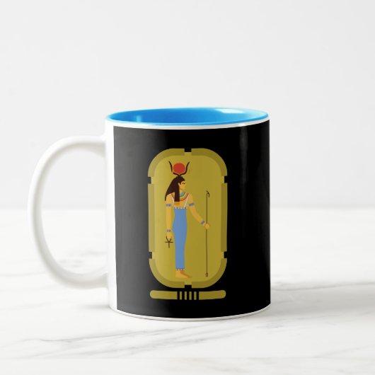 Tasse 2 Couleurs Hathor déesse égyptienne (Gauche)