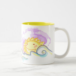Tasse 2 Couleurs Hausse heureuse du soleil