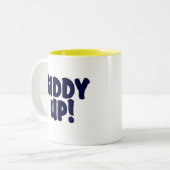 TASSE 2 COULEURS HAUT ÉTOURDI ! ! ! (Devant gauche)