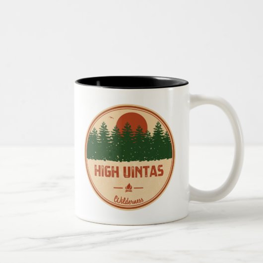 Tasse 2 Couleurs Haute Uintas Wilderness Utah (Droit)