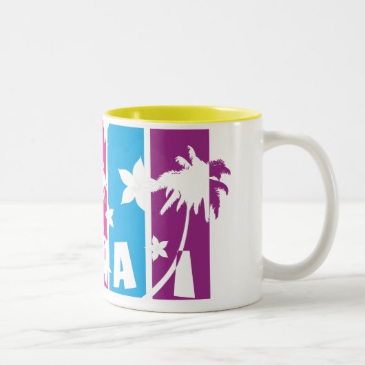 Tasse 2 Couleurs Hawaï (Droit)