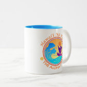 Tasse 2 Couleurs Hawaii Aloha (Devant droit)