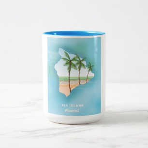 Tasse 2 Couleurs Hawaii Big Island