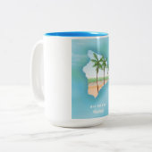 Tasse 2 Couleurs Hawaii Grande île (Devant gauche)